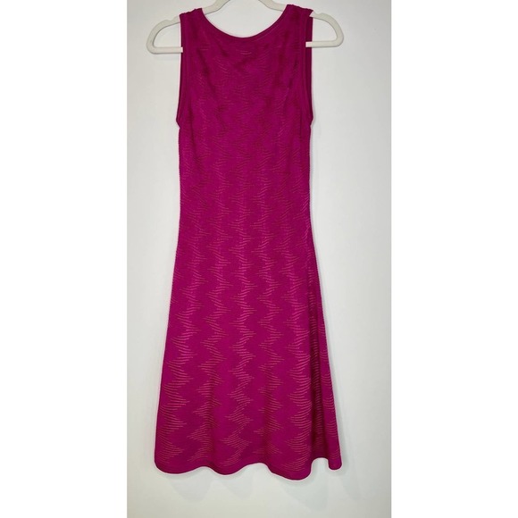 Missoni vintage v neck sleeveless mini pink dress sz. 42/6 - Picture 7 of 10